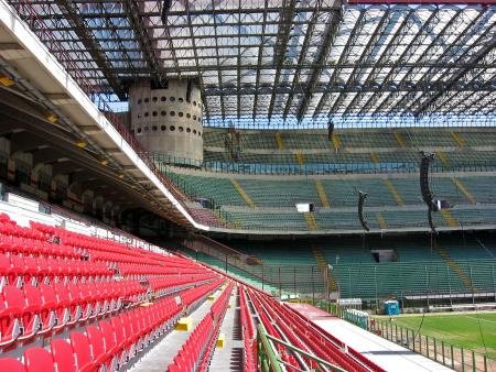 Inside the stadium, North side (Green Section) & West Side (Red Section).jpg