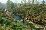 通往 Devi Falls 的河流.jpg
